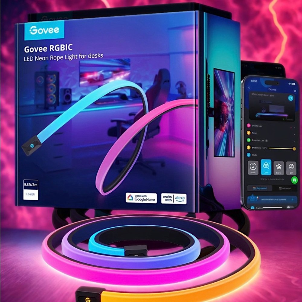 Govee RGBIC LED Neon Rope Light - NEW IN BOX
